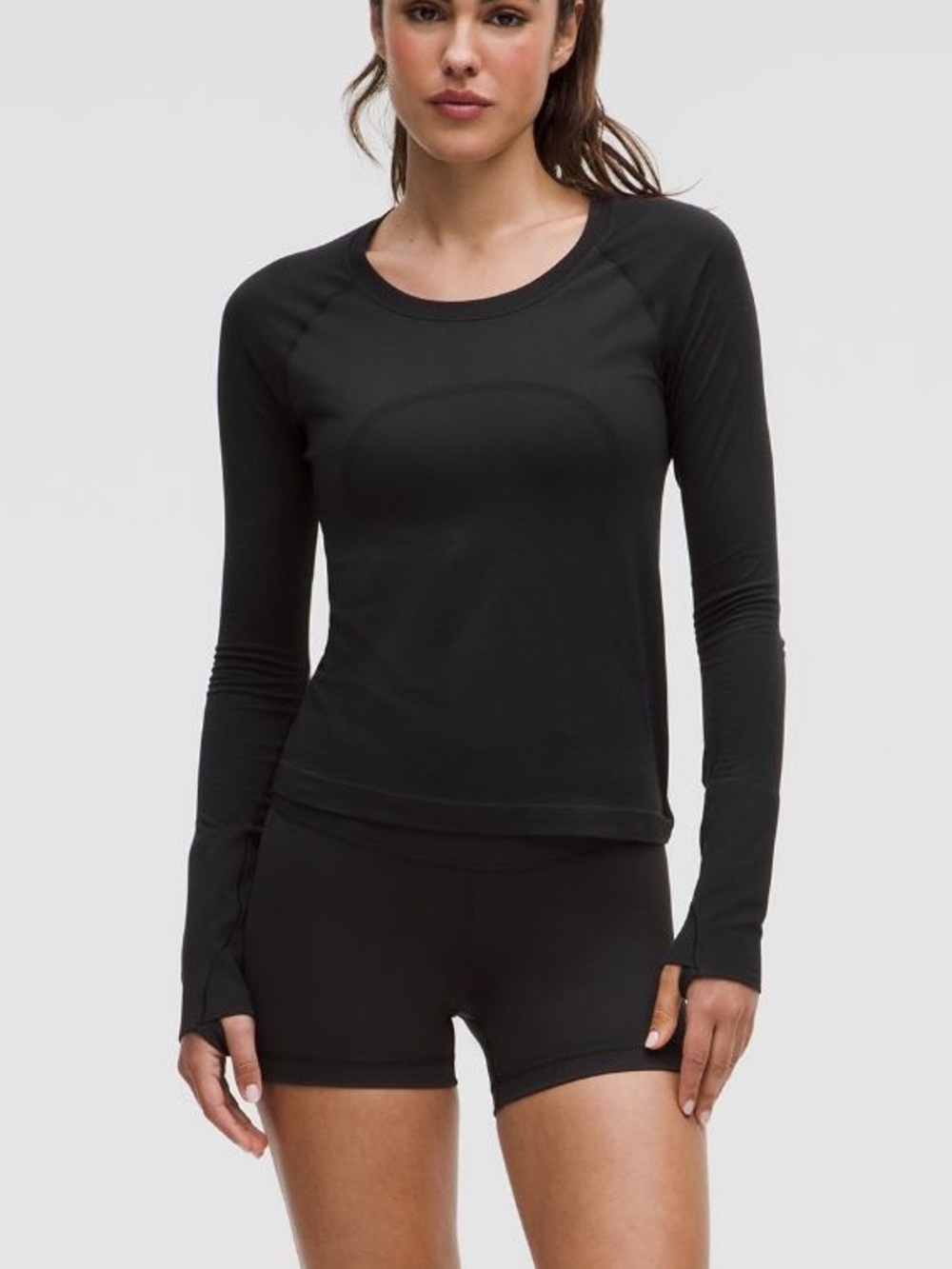 Lululemon Swiftly Tech Ling Sleeve Shirt 2.0- Black-8
